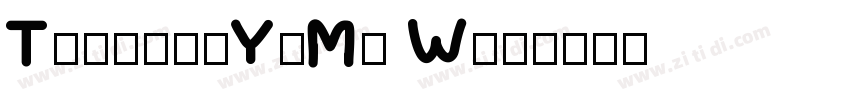 TsangerYuMo Wo5字体转换